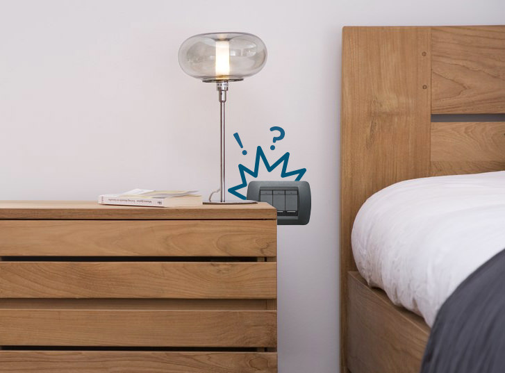 Come posizionare le prese in camera da letto lean wire Televisione in camera da letto si o no